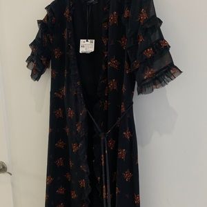ZARA XS wrap dress